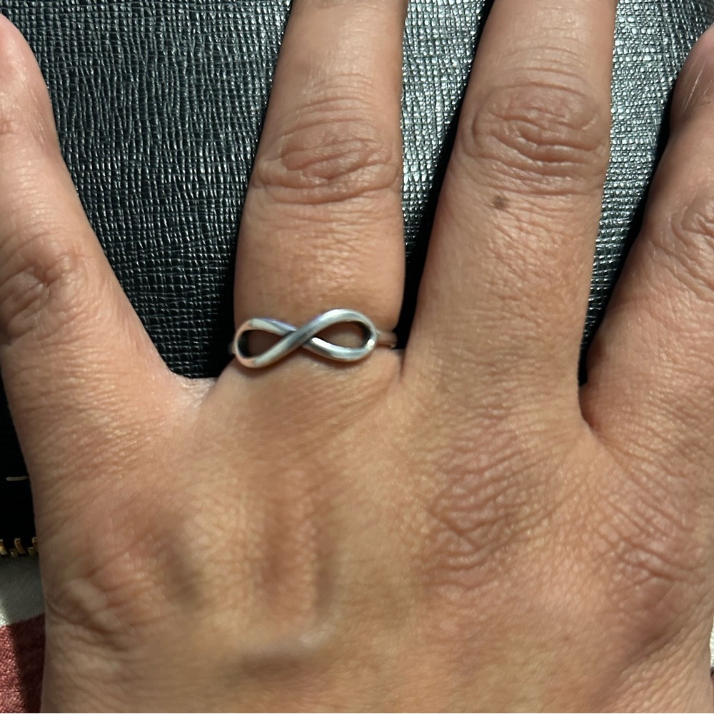 James Avery Silver Infinity Ring Elegant Design - image 3